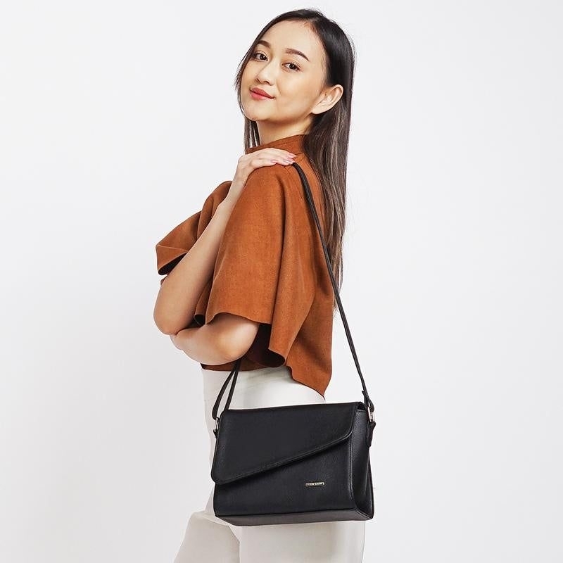 Sophie Martin Tas Hitam Tas Orleanne Tas Selempang Wanita