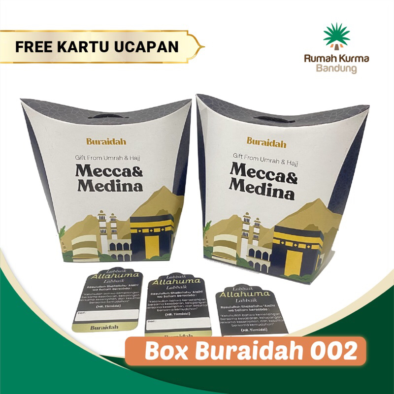 

NOB Tas Box Oleh-Oleh Haji Umroh Murah isi 50 pcs / Paperbag Haji