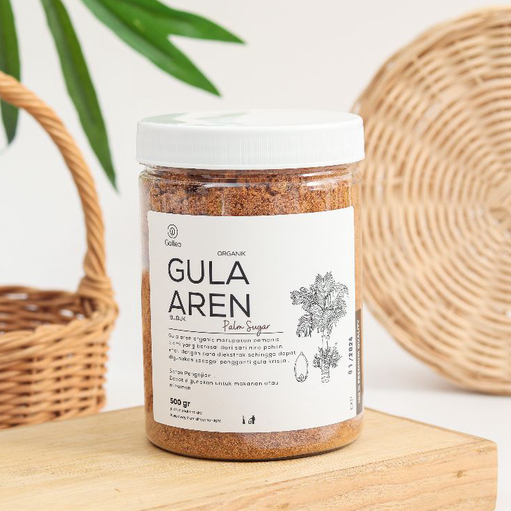 

Baru Gula Aren Bubuk Organik Palm Sugar Asli 100% Tanpa Campuran