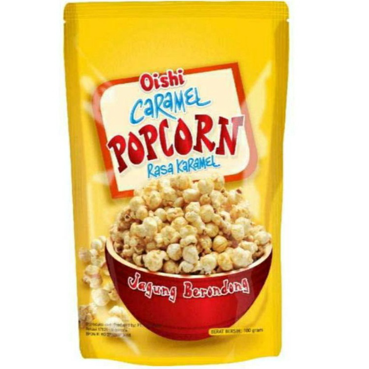 

Laris Popcorn Caramel Oishi 100gr Ready