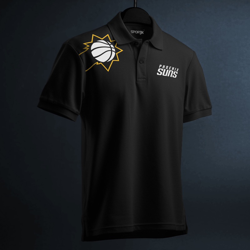 BAJU KAOS POLO BASKET NBA PHOENIX SUNS