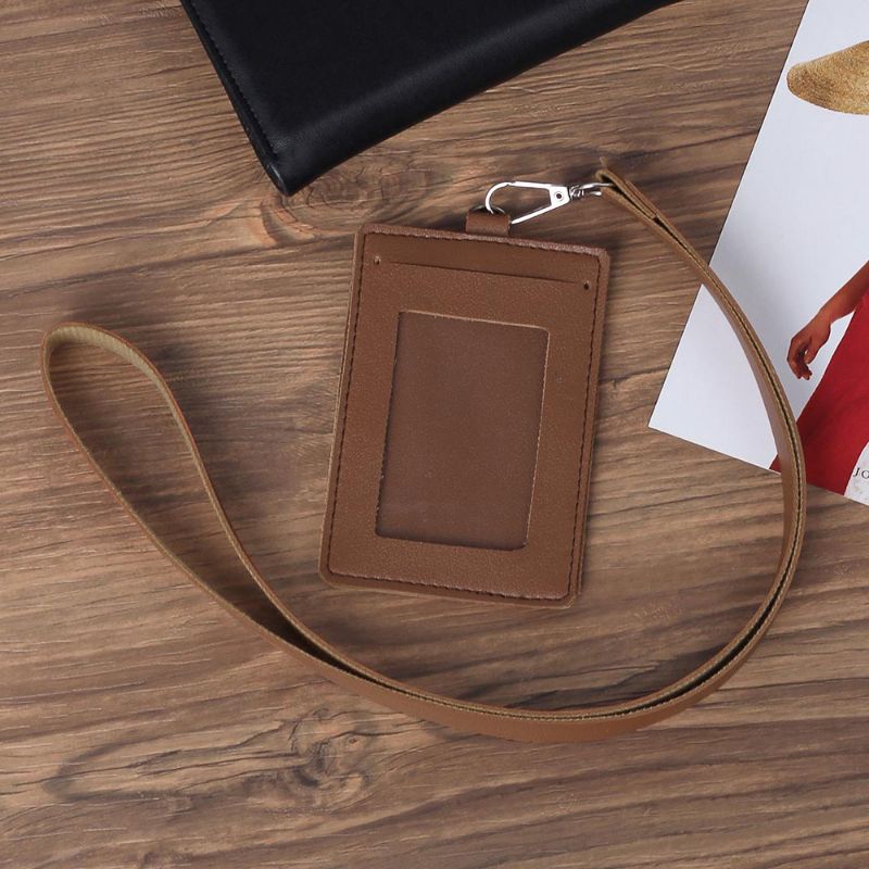 

ID Card Name Tag Holder Kalung Nama Tanda Pengenal Warna Coklat - Kuzatura 768