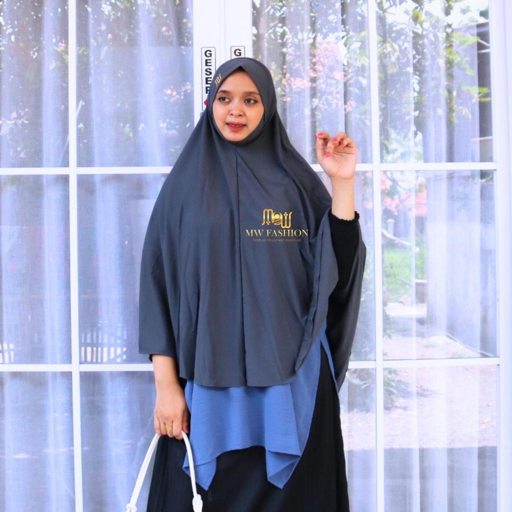 GROSIR HIJABKU  Jilbab Jumbo Polos No pet Bahan Jersey/Jilbab daily malay jumbo (JUMBO MALAYSIA)