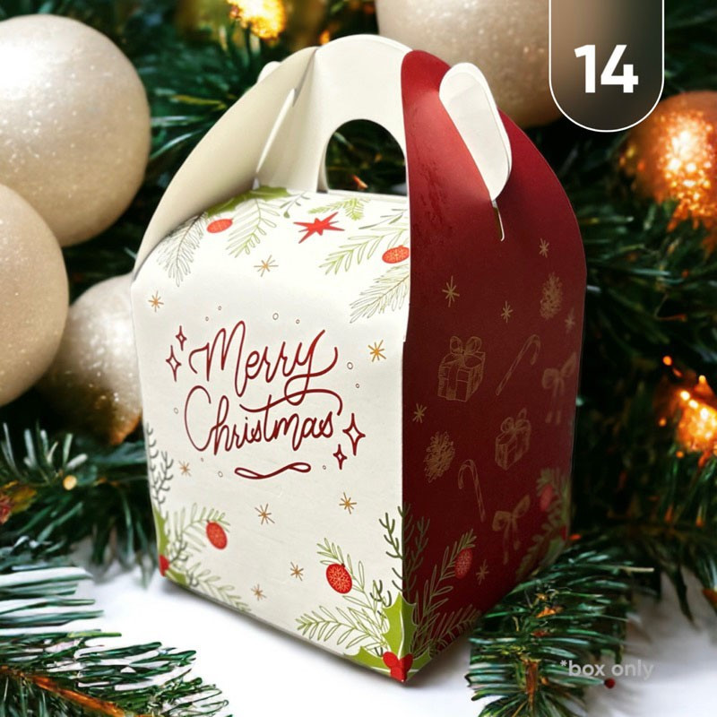 

dus jinjing toples 500gr Isi 2 natal box kuker christmas 14x14x14cm dus special natal (10 Pcs)