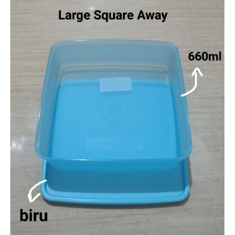 ORIGINAL TUPPERWARE BEKAL KOTAK LSA/KOTAK REGTANGULAR