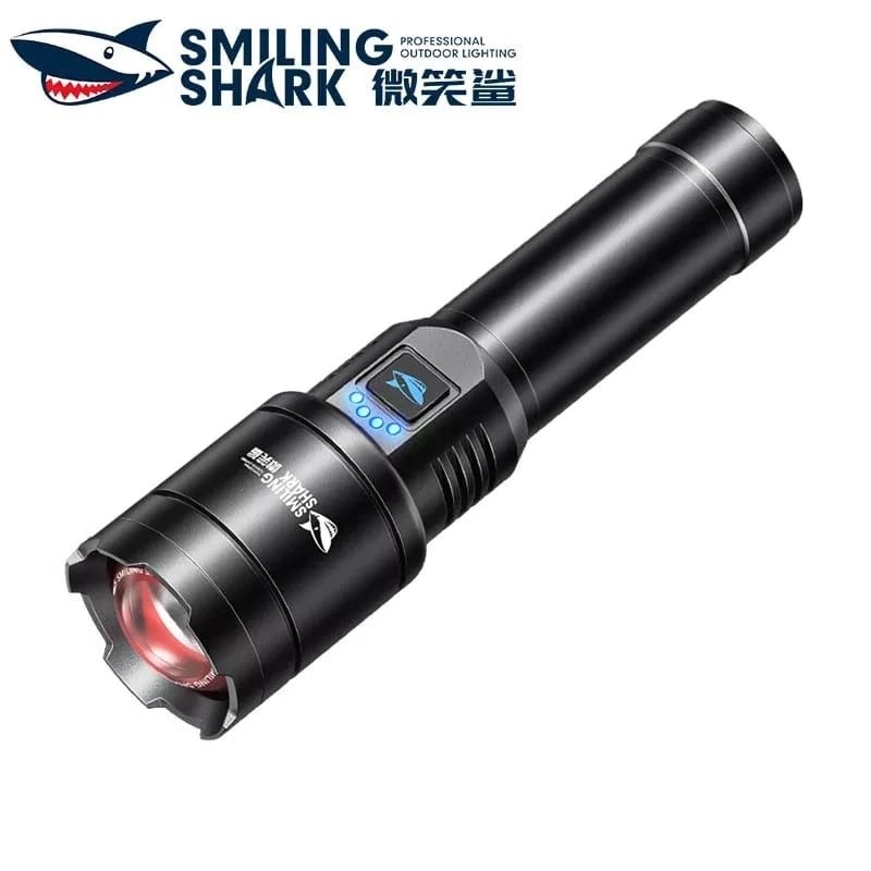 SENTER LED ZOOM SMILING SHARK SD-5220 M80 SUPER TERANG CAS TIPE C