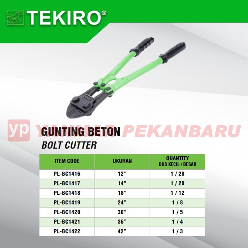 Gunting Besi Beton Tang Potong Kawat Bolt Cutter 12" - 42" Inch TEKIRO
