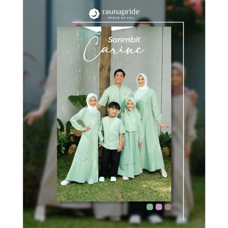 Sarimbit Series Carine Light Green by Raunapride | Gamis Rauna | RGF Carine | RKF Carine | RRF Carin