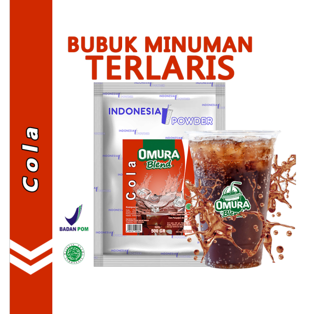 

OMURA Blend Bubuk Minuman Premium Rasa Cola Powder Drink 500 Gr Omura Powder
