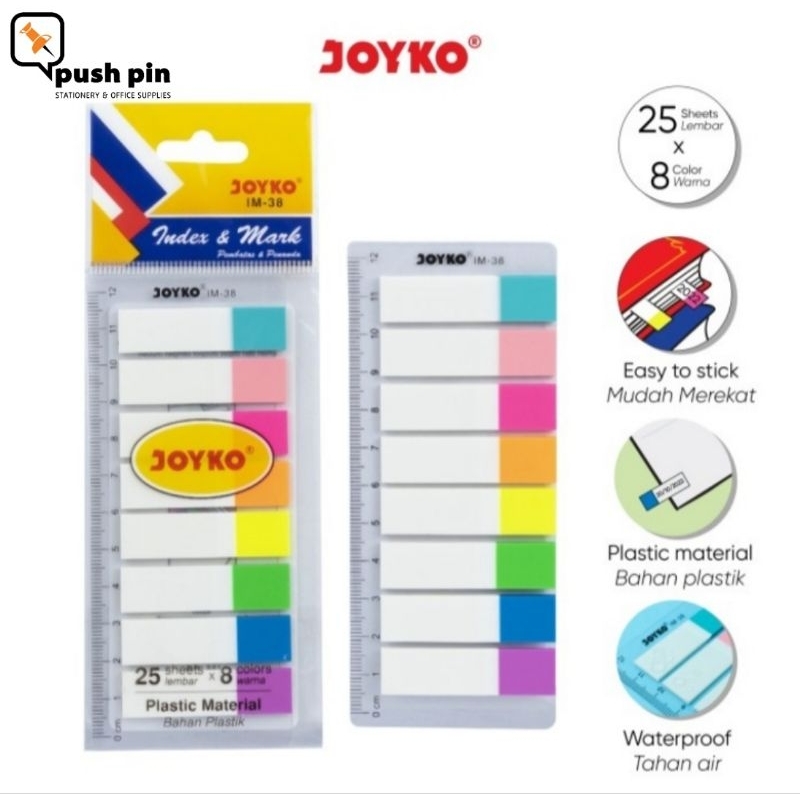 

Joyko Index & Mark Penanda Pembatas IM-38 Plastik
