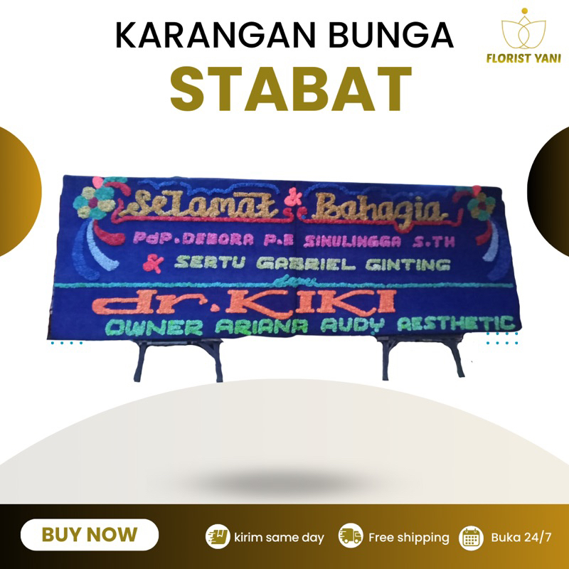 KARANGAN BUNGA PERNIKAHAN STABAT , PAPAN BUNGA PERNIKAHAN STABAT