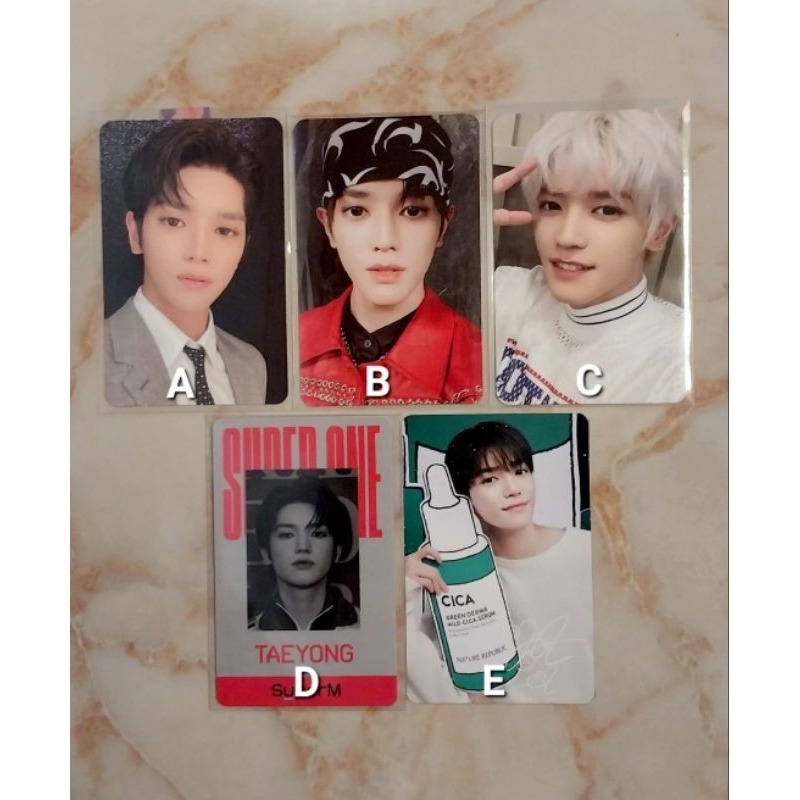 PHOTOCARD TAEYONG NCT 127 FORTUNE THE LINK+ TC UNIVERSE CAWAL THE LINK NATURE REPUBLIC