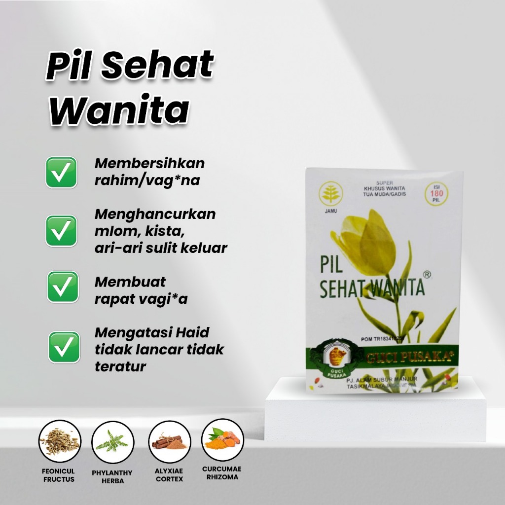 Pil Sehat Wanita Guci Pusaka / Kesehatan Wanita