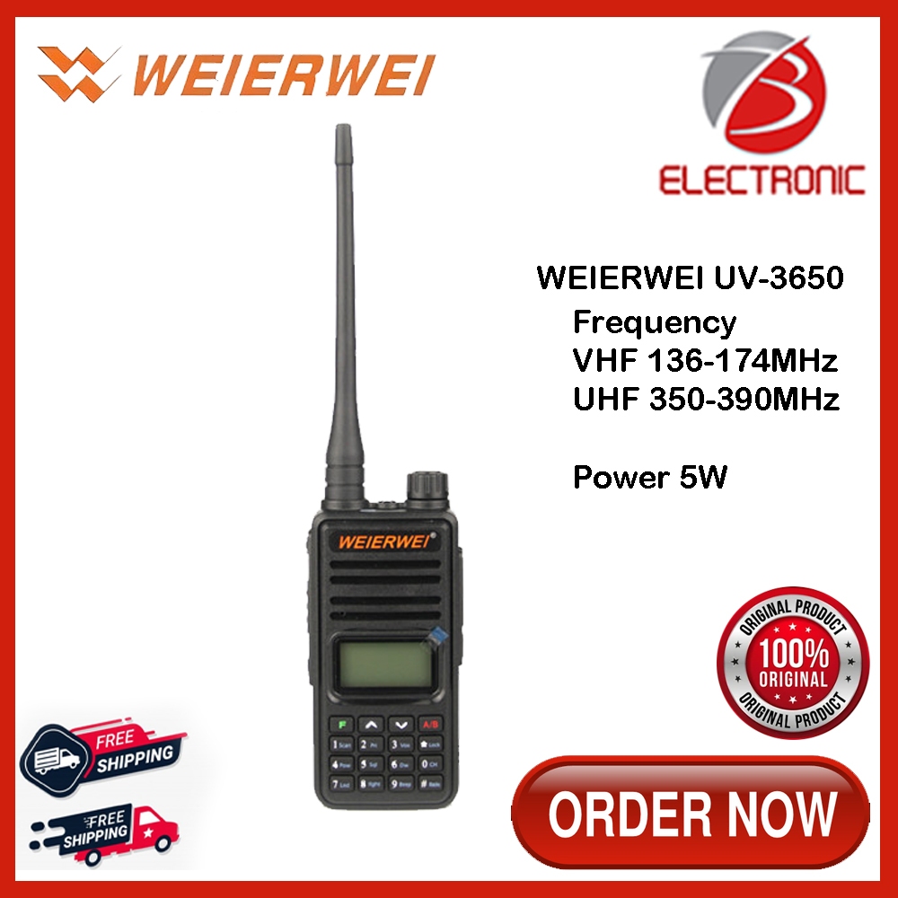 HT WEIERWEI UV-3650 / HT Weierwei Dual Band VHf Uhf Low