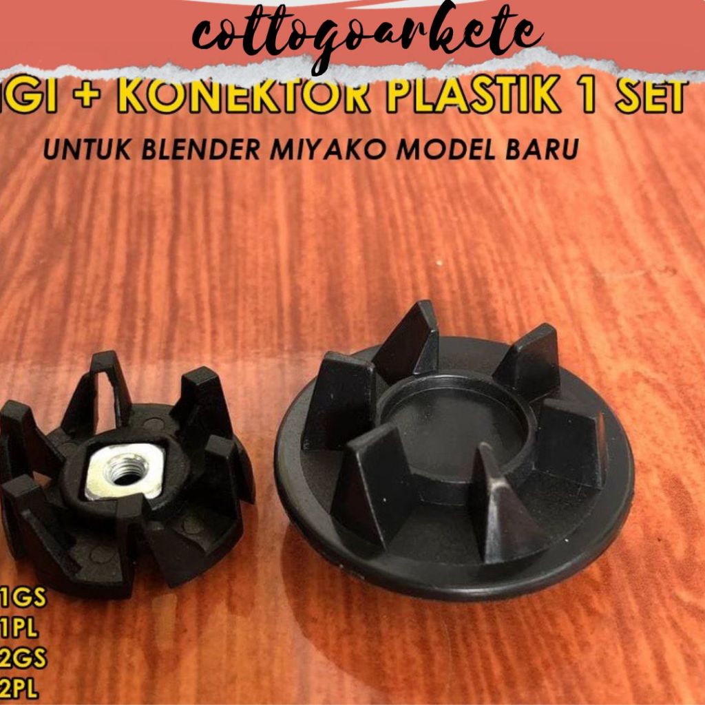 SPESIAL| GEAR GIGI BLENDER + KONEKTOR MIYAKO|Gigi Konektor Blender Miyako 1set Original Model Baru