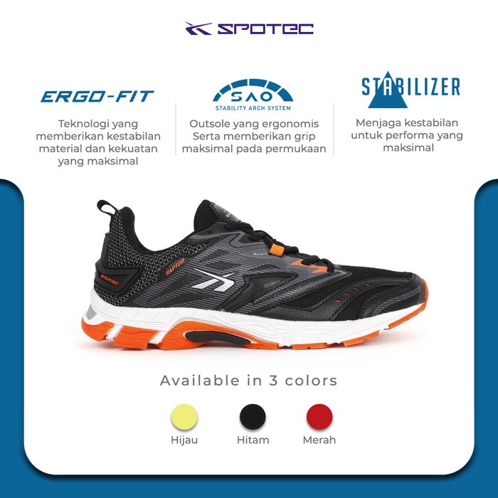 sepatu running / Spotec Raptor