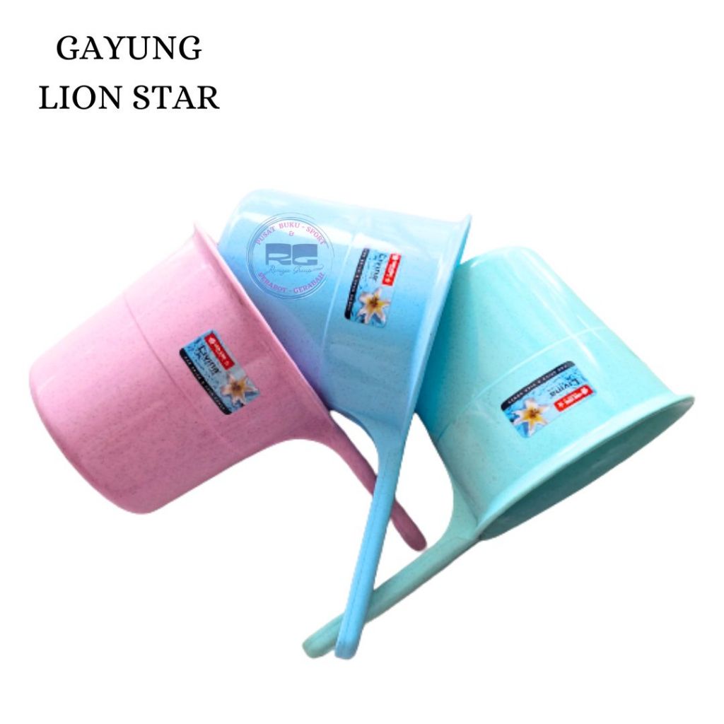 Gayung Lion Star Plastik Tebal / Gayung Lion star Keramik / Gayung Mandi Lion Star / Gayung Mandi Ba
