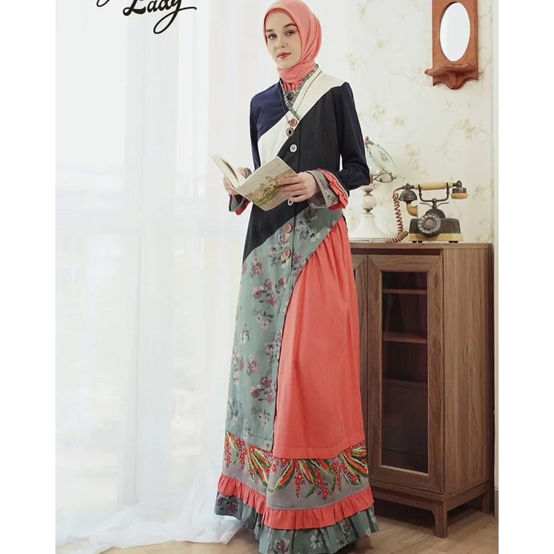 MY LADY - GAMIS TUNEECA DAISY T-0523010 /DRESS /GAMIS MODERN SIMPEL ELEGANT