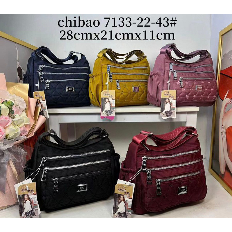 Tas Selempang Chibao 7133 Kanvas Import