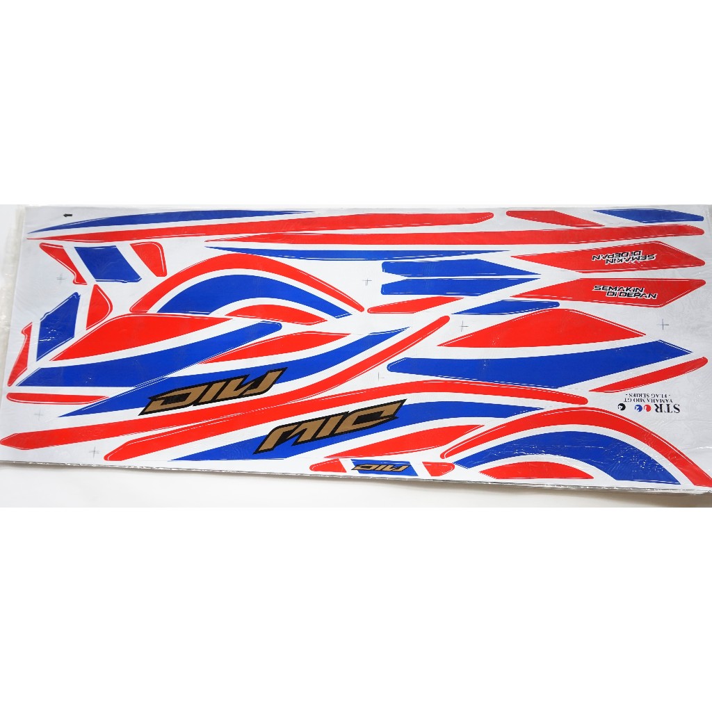 Stiker Striping Variasi Yamaha Mio GT - Flag Series - Bendera Thailand
