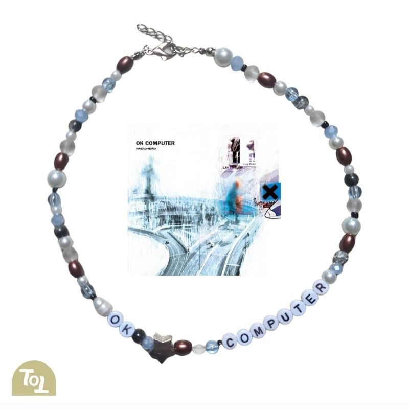 Radiohead - OK Computer inspired necklace