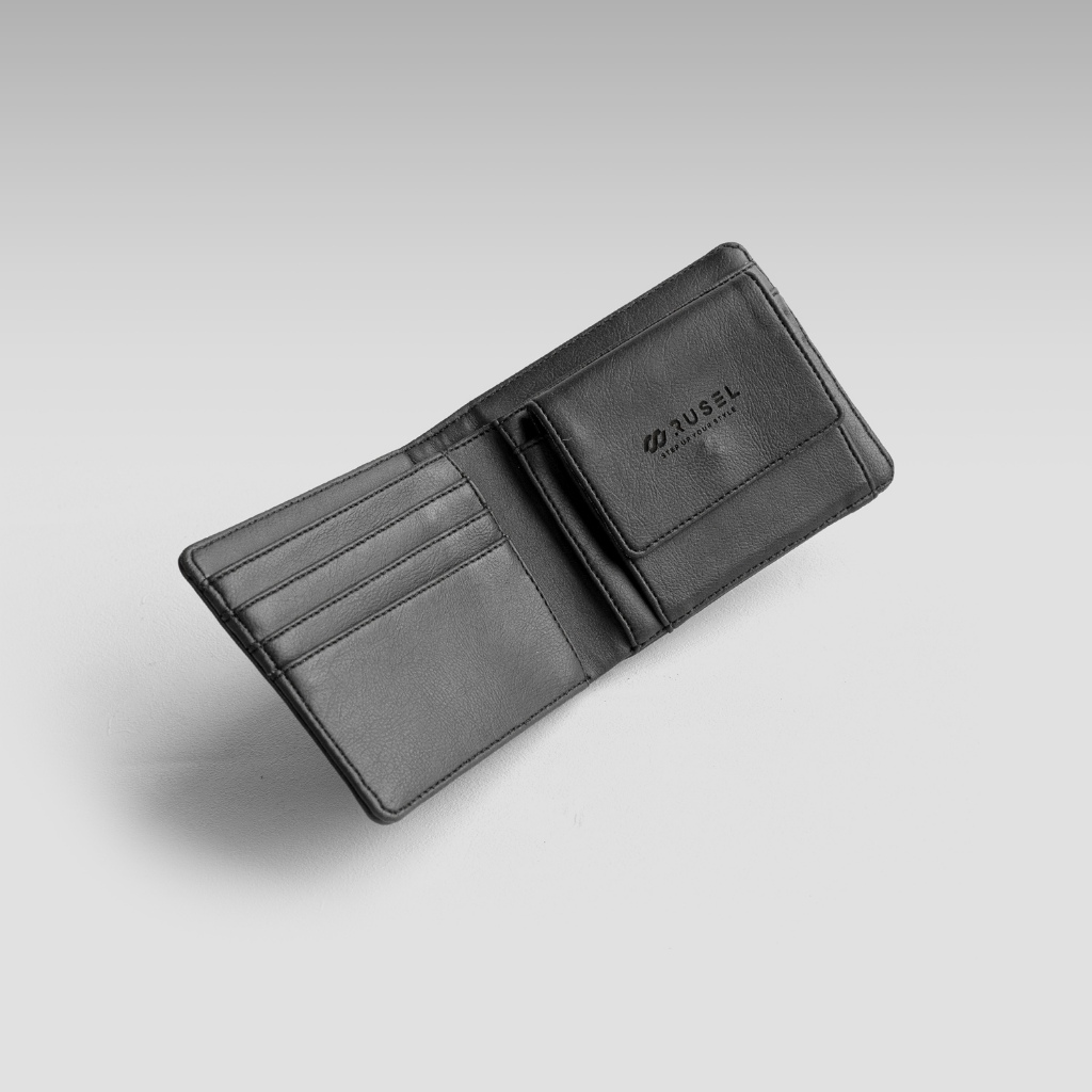 FAVORIT RUSEL CO - WALLET WALTER DOMPET LIPAT DOMPET KULIT PRIA SIMPEL