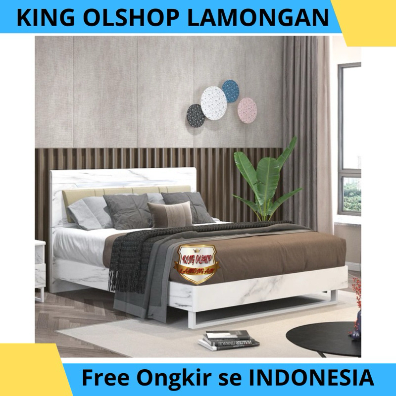 Dipan / Ranjang Siantano Marble 160 180x200 [LAMONGAN]