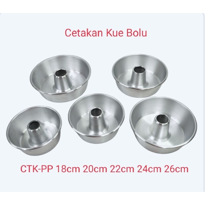 Cetakan Kue Bolu / Loyang Kue Tulban Bima Aluminium Press