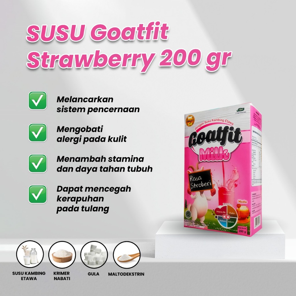 

Goatfit Milk Susu Kambing Etawa Plus Kurma / Susu Kambing Etawa / Goatfit Kalsium Colostrum