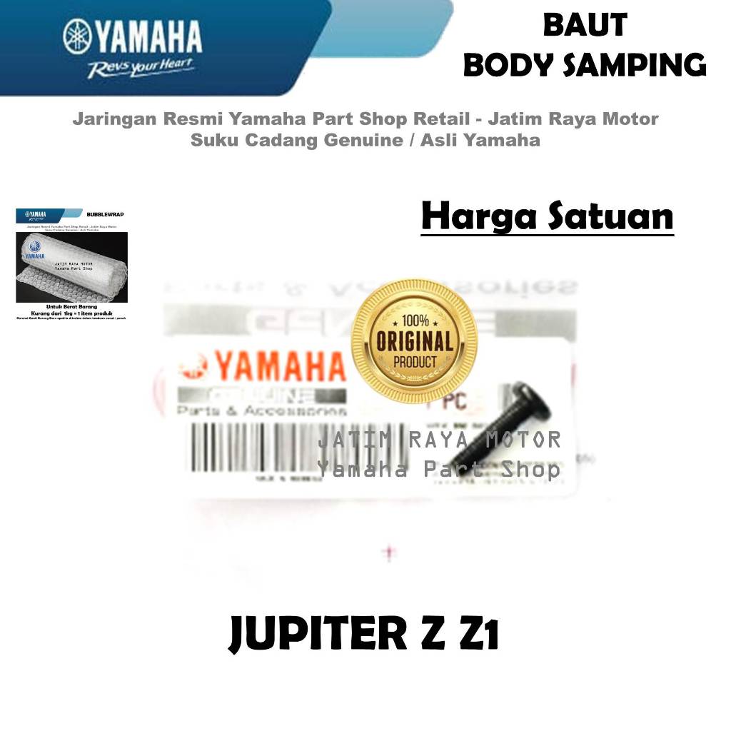 Baut Body Bodi Samping Jupiter Z Z1 Asli Original Yamaha Surabaya