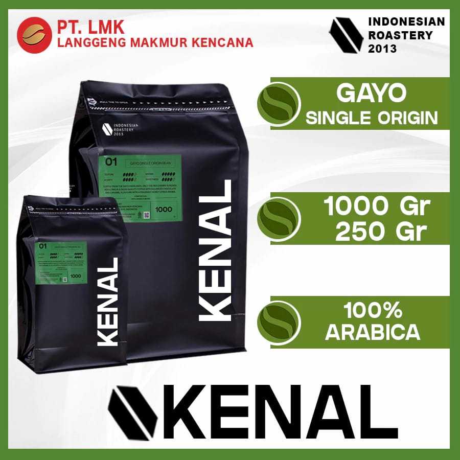 

Kenal Coffee Gayo Single Origin Blend Kopi Indonesia 100% Arabika 1Kg