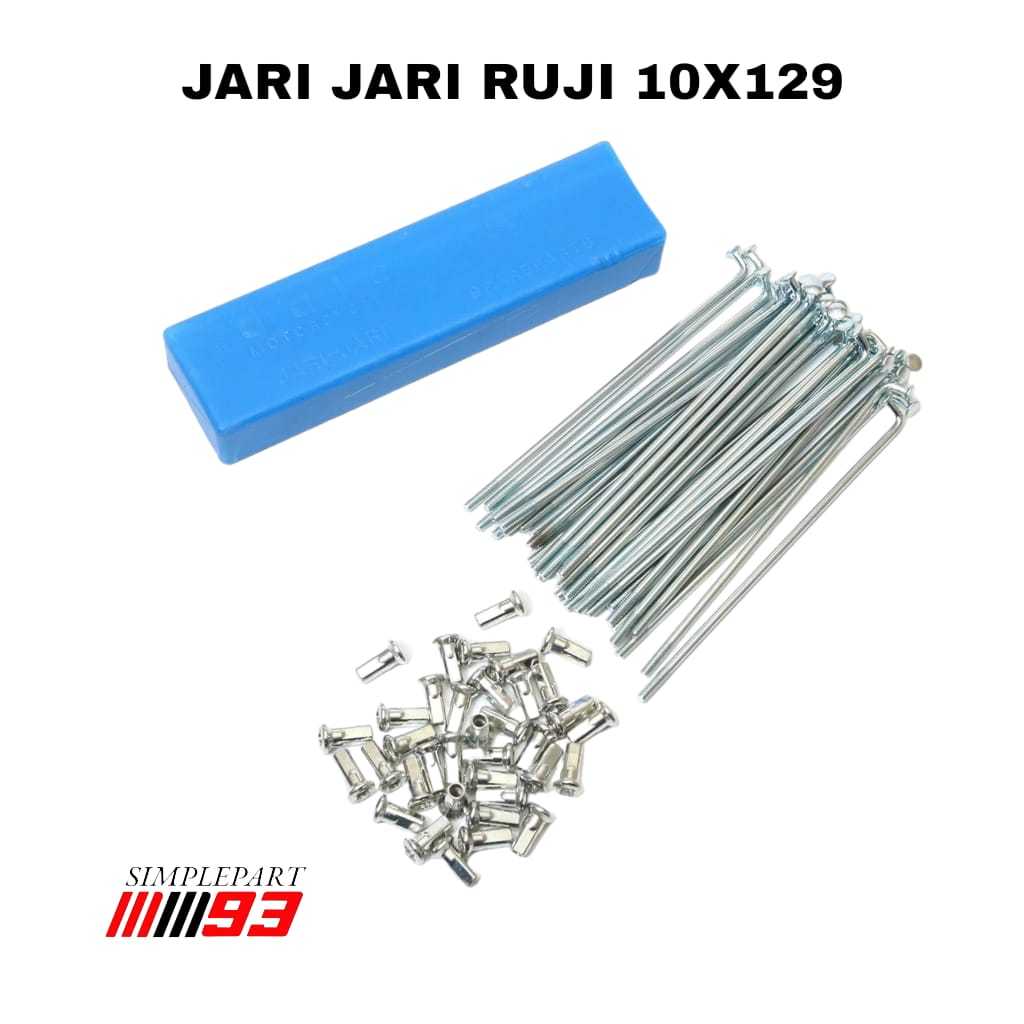 JARI JARI RUJI CROM CHROME VELG RING 14 DEPAN MATIC YAMAHA [ 10 X 129 ] MOTOR - MIO LAMA SPORTY SMIL