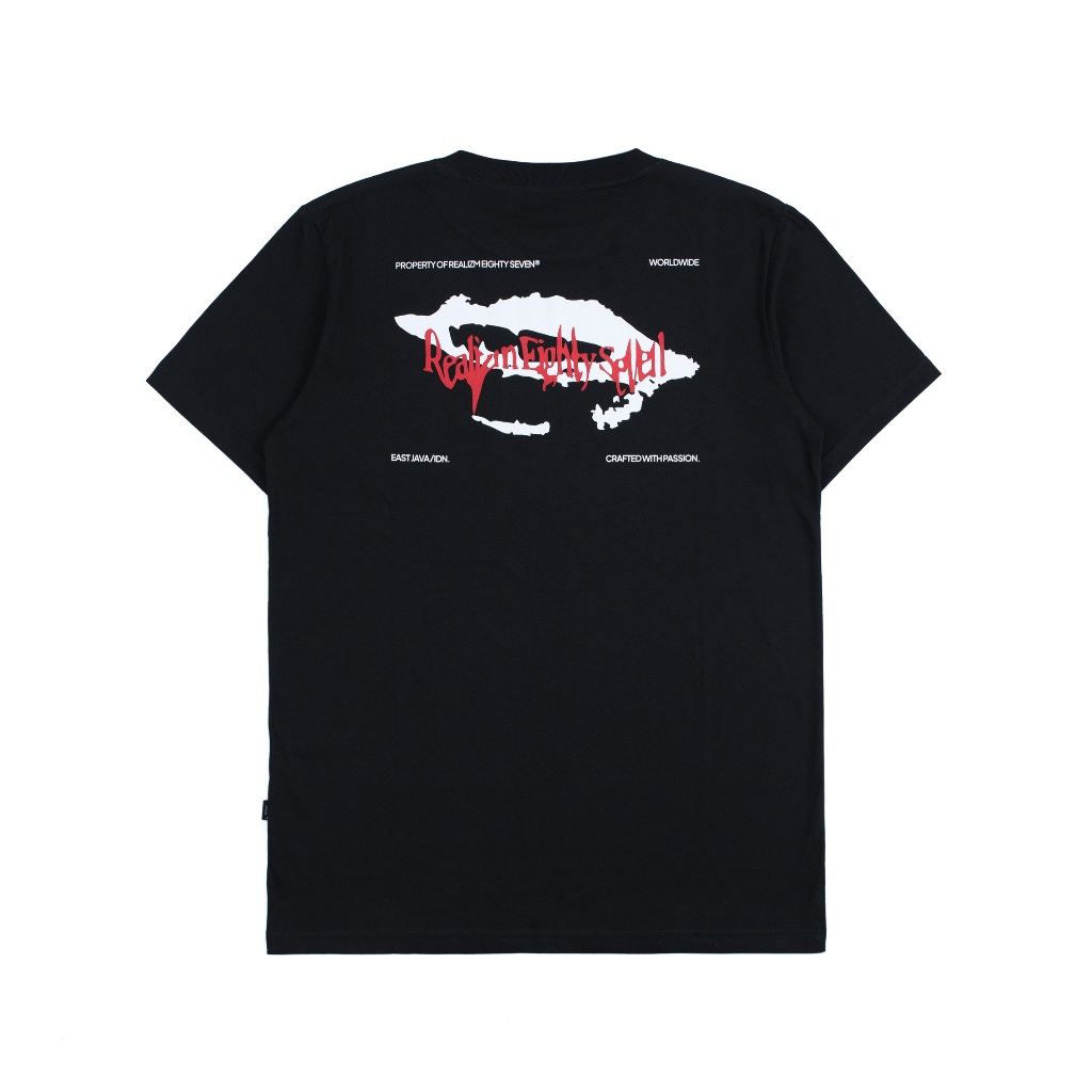 Realizm87 Kaos BLOODY LIPS BLACK