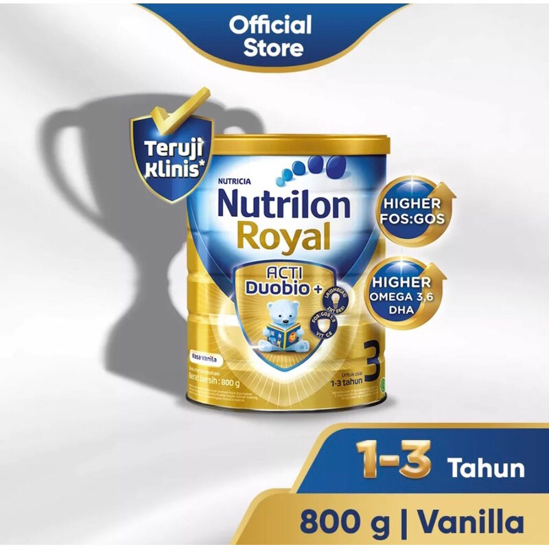 Susu Nutrilon Royal 1-3 Tahun Rasa Vanilla 800g