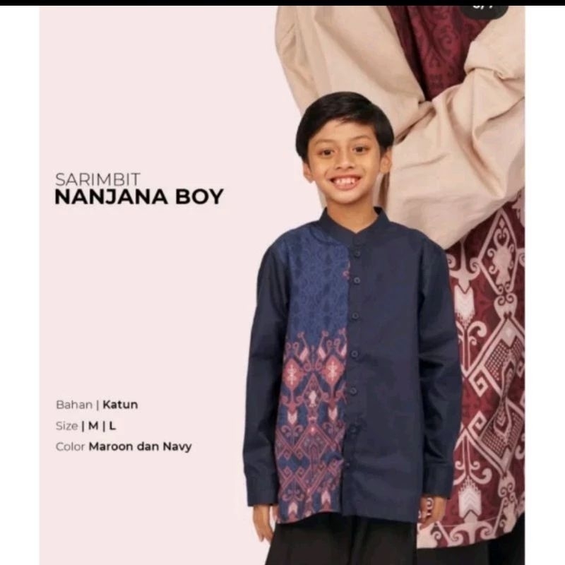 Baju Muslim Koko Anak Laki-Laki Motif Terbaru Elzatta sarimbit Nanjana Elzatta Hijab
