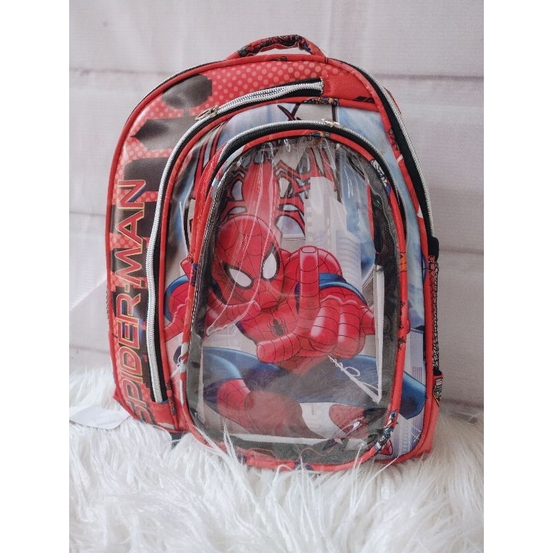 Tas Sekolah Anak Perempuan SD TK BT21 Merah Import Kualitas Premium
