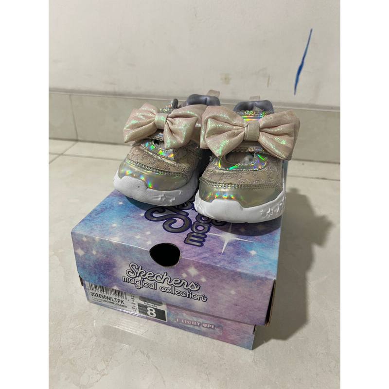 preloved sepatu anak skechers unicorn charmer original