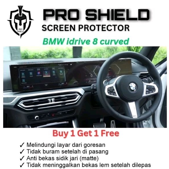 Anti gores head unit bmw idrive 8 curved