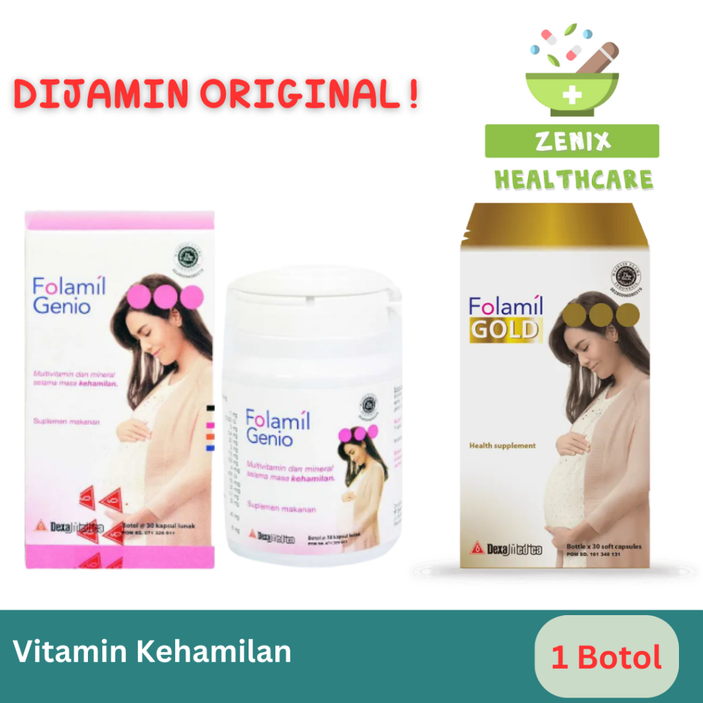 Folamil Genio/Folamil Gold - Vitamin Ibu Hamil