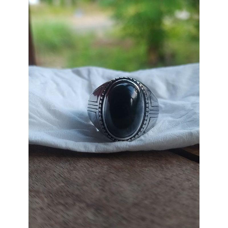 Natural black jde/giok aceh