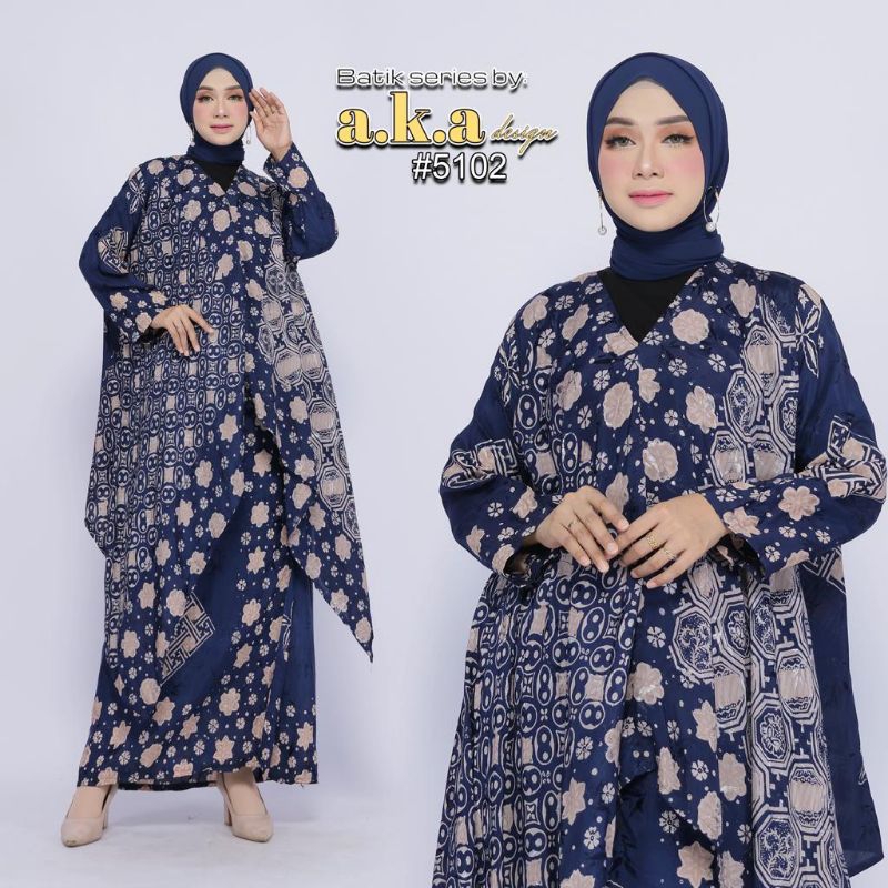 stelan wanita batik viscose semi sutra/ stelan wanita batik viscose / stelan pesta batik viscose/ st