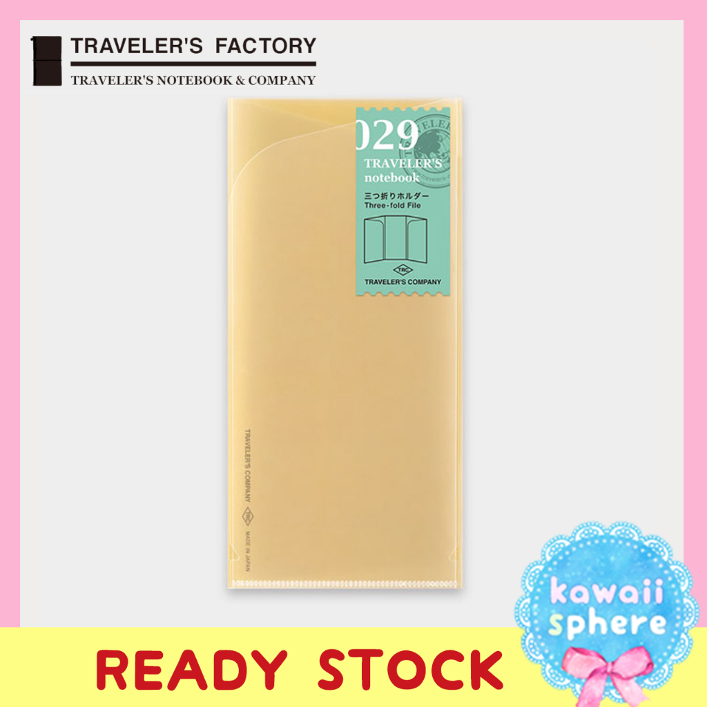 

Travelers Notebook Refill 029 | Regular Size | 3-Fold file | Ready Stock Insert Traveler's Notebook