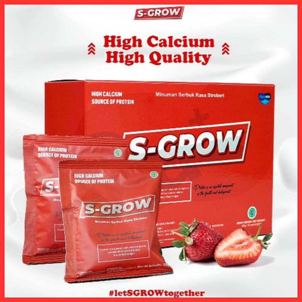 

S-Grow Susu Peninggi Badan Isi 1 Box
