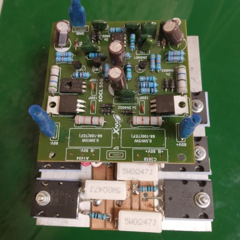 kit driver socl 506 sub low plus final 3 set transistor TOSHIBA 2SC5200 Original