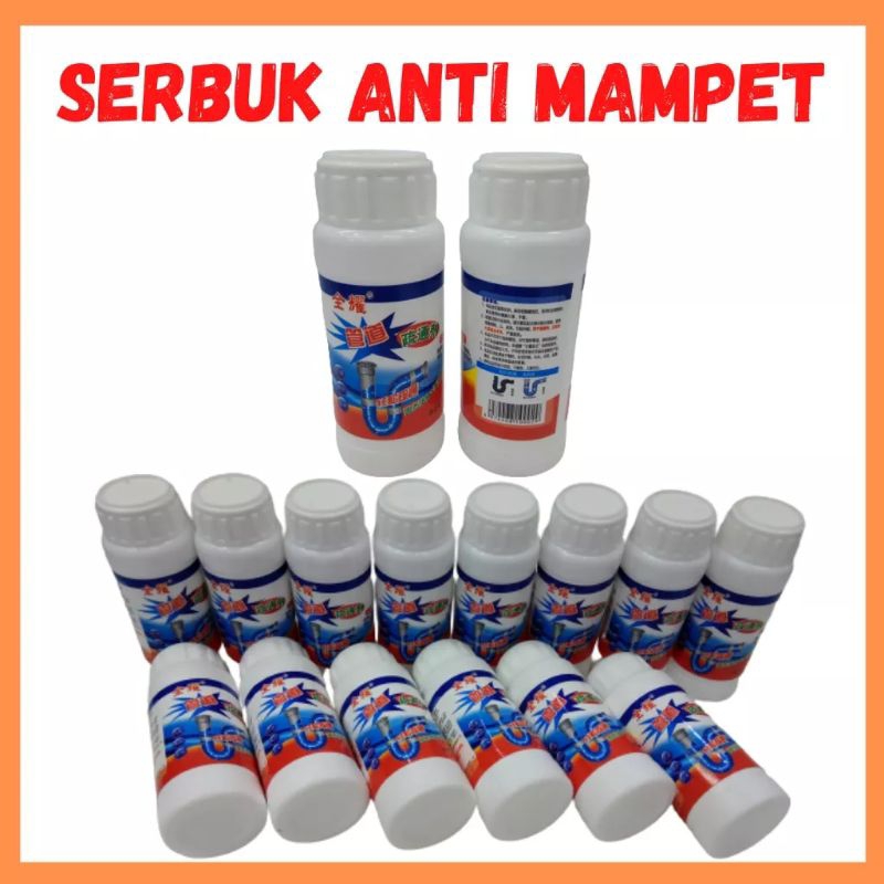 Bubuk Serbuk Ajaib Pembersih Anti Sumbat Anti Mampet Wc Saluran