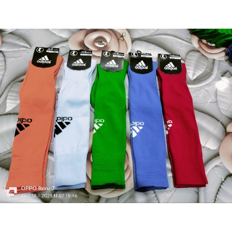 Kaos Kaki Bola Adidas Premium Panjang dan Tebal/Kaos Kaki Bola Murah