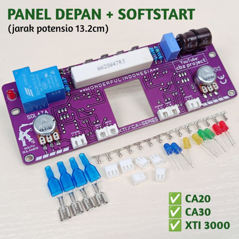 PANEL DEPAN CA20 CA30 XTI3000 PLUS SOFTSTART