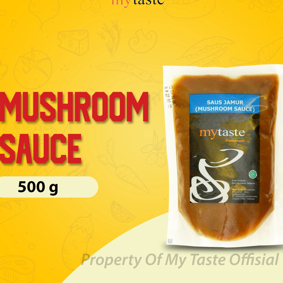 

Terbatas My Taste Mushroom Sauce 500gr Saos Jamur Saus Mushroom Steak Saus Creamy Mushroom Diskon