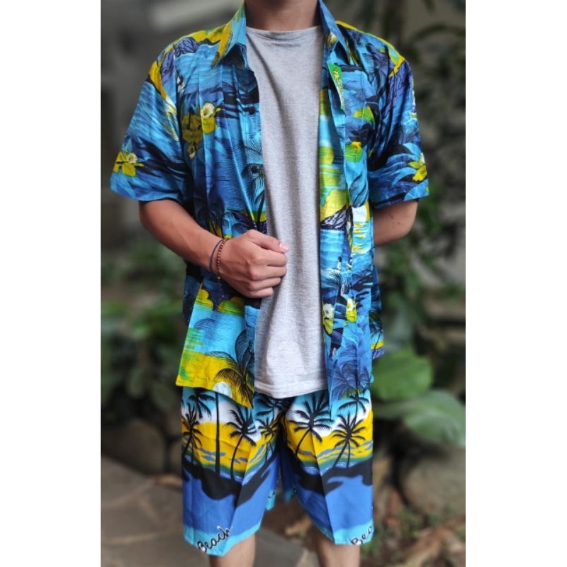 Kemeja Pantai / Kemeja Pantai Pria / Kemeja Pantai Wanita / Kemeja Pantai Laki Laki / Kemeja Hawai /