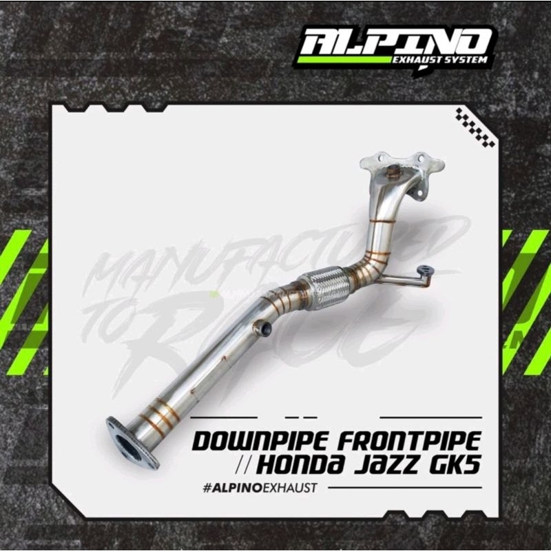 DPFP JAZZ GK5 DOWNPIPE FRONTPIPE HRV DP FP ALPINO